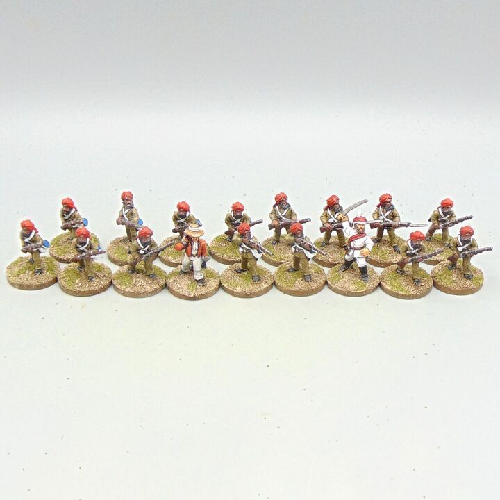 Grade D - Wargames Foundry - Indian Mutiny - Loyal Punjab Infantry