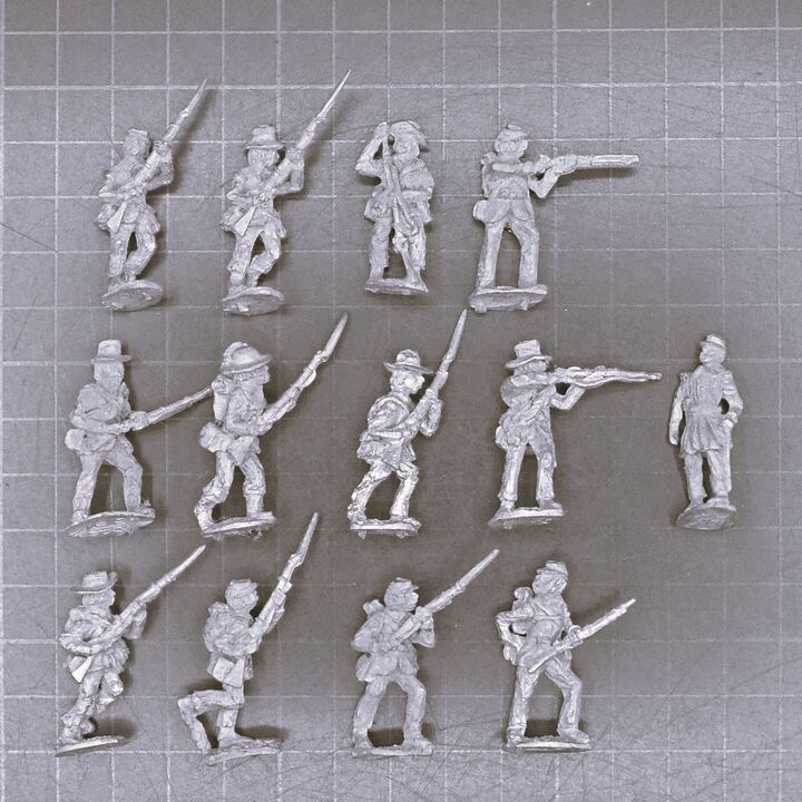 Elite Miniatures, ACW: Confederate Infantry