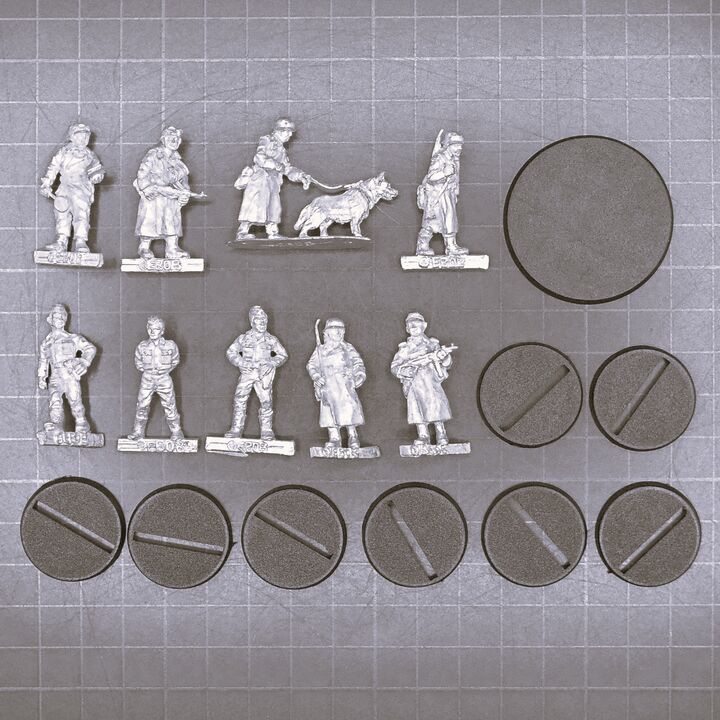 Ebob Miniatures, WW2: Stalag Luft III, The Great Escape, German Set