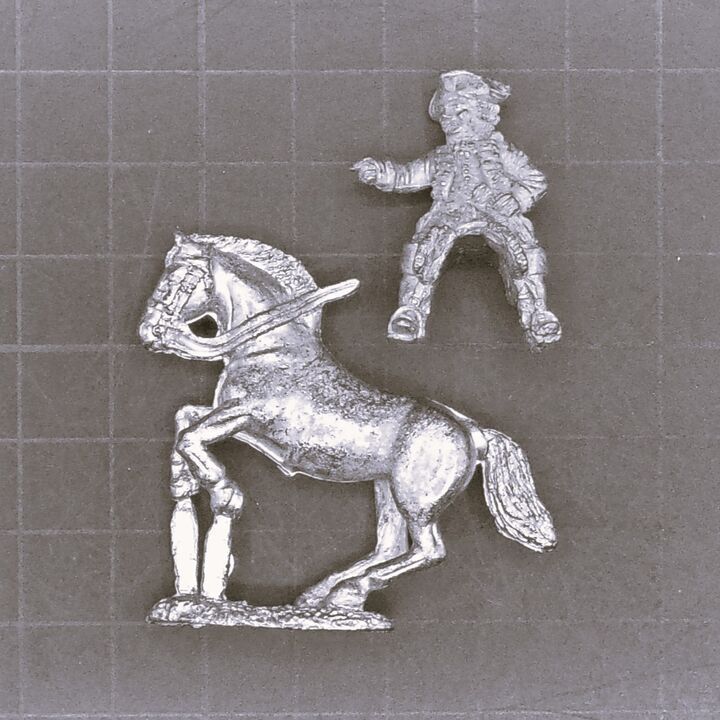 Front Rank Miniatures, SYW: Mounted Prussian Infantry Officer