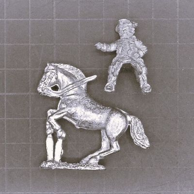 Front Rank Miniatures, SYW: Mounted Prussian Infantry Officer