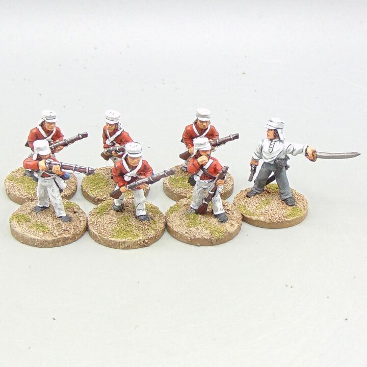 Grade C - Wargames Foundry - Indian Mutiny - British Infantry