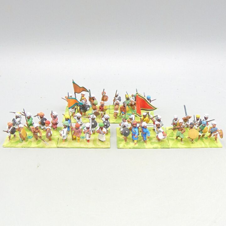 Grade D - Essex Miniatures - C18th India - Moghul or Maratha Irregular Infantry Brigade
