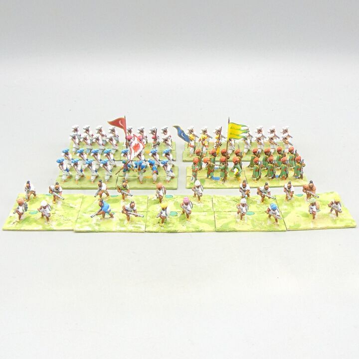 Grade D - Minifigs/Essex Miniatures - C18th India - Maratha Regular Infantry Brigade