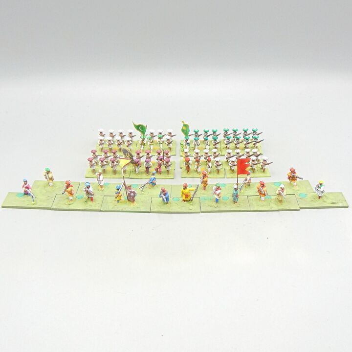 Grade D - Minifigs/Essex Miniatures - C18th India - Maratha Regular Infantry Brigade