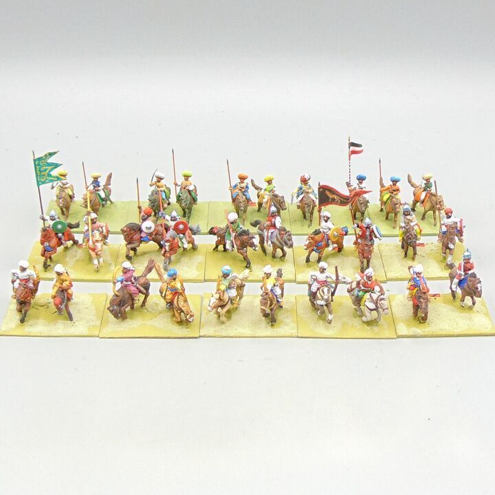 Grade D - Minifigs/Essex Miniatures - C18th India - Moghul or Maratha Cavalry Brigade