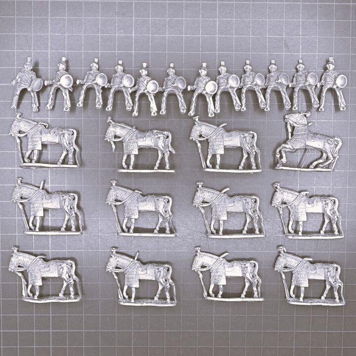 Hinchliffe Figures, Late Roman/Byzantine : Heavy Cavalry