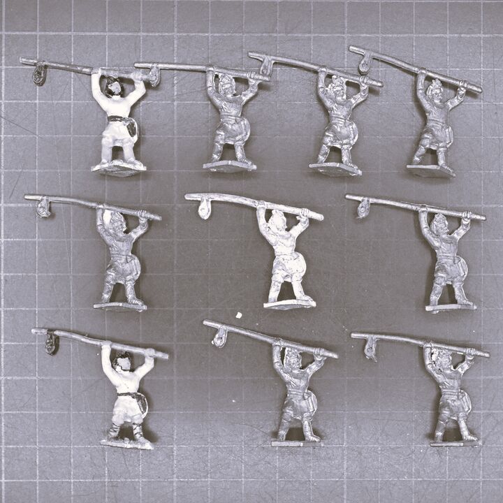 Hinchliffe Figures, Later Byzantine: Staff Slingers