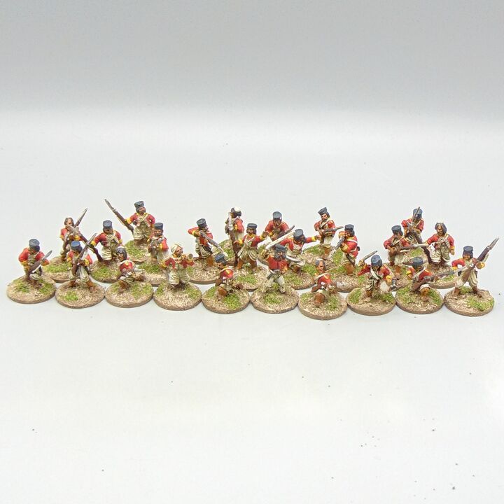 Grade D - Old Glory Miniatures - Indian Mutiny - Mutineer Unit