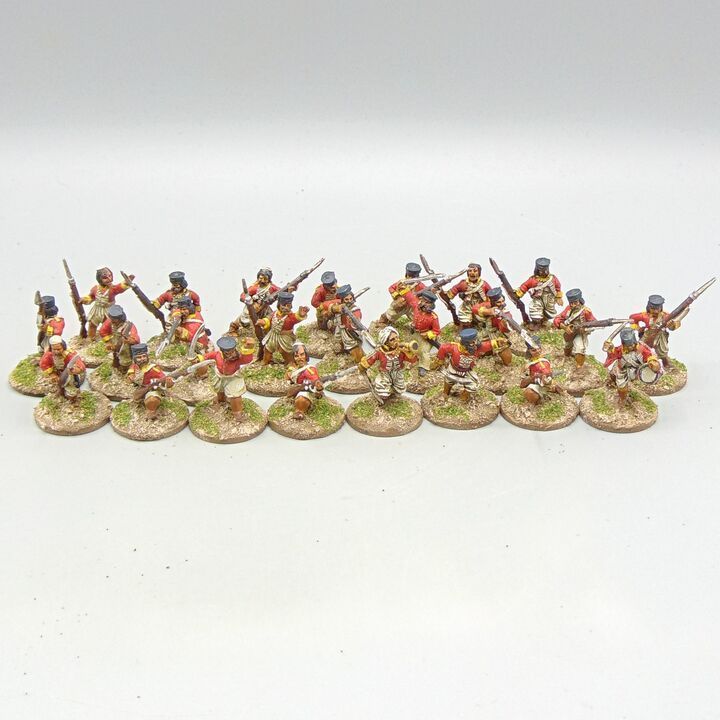 Grade D - Old Glory Miniatures - Indian Mutiny - Mutineer Unit