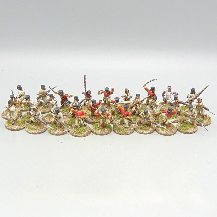 Grade D - Old Glory Miniatures - Indian Mutiny - Mutineer Unit