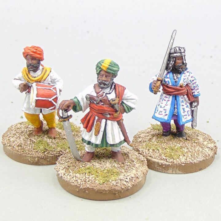Grade C - Mainly Wargames Foundry - Indian Mutiny - Mutineer Command Group