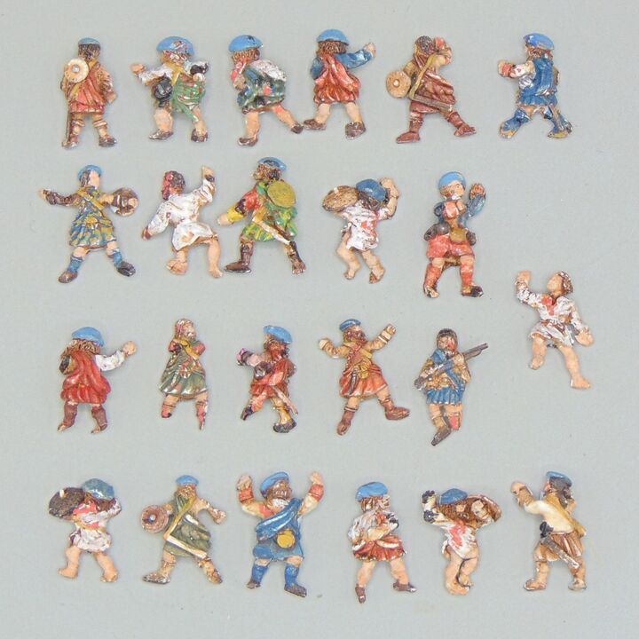 Grade D - Essex Miniatures - 1745 Rebellion - Jacobite Highlander Casualties