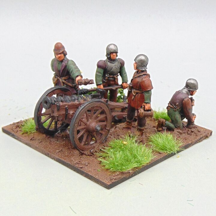 Grade D - Perry Miniatures - WOTR - Field Gun & Crew Grade D - Perry Miniatures - WOTR - Field Gun & Crew