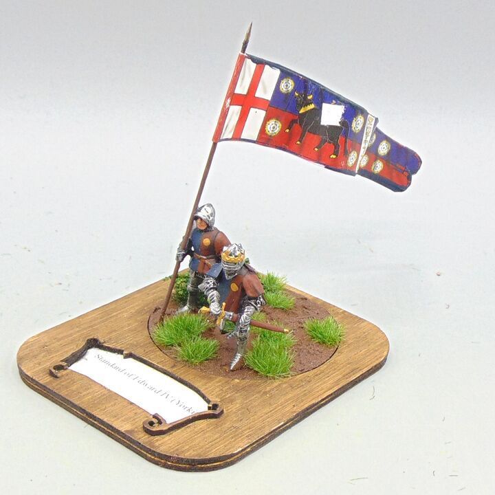 Grade D - Perry Miniatures - WOTR -  King Edward IV Command Group