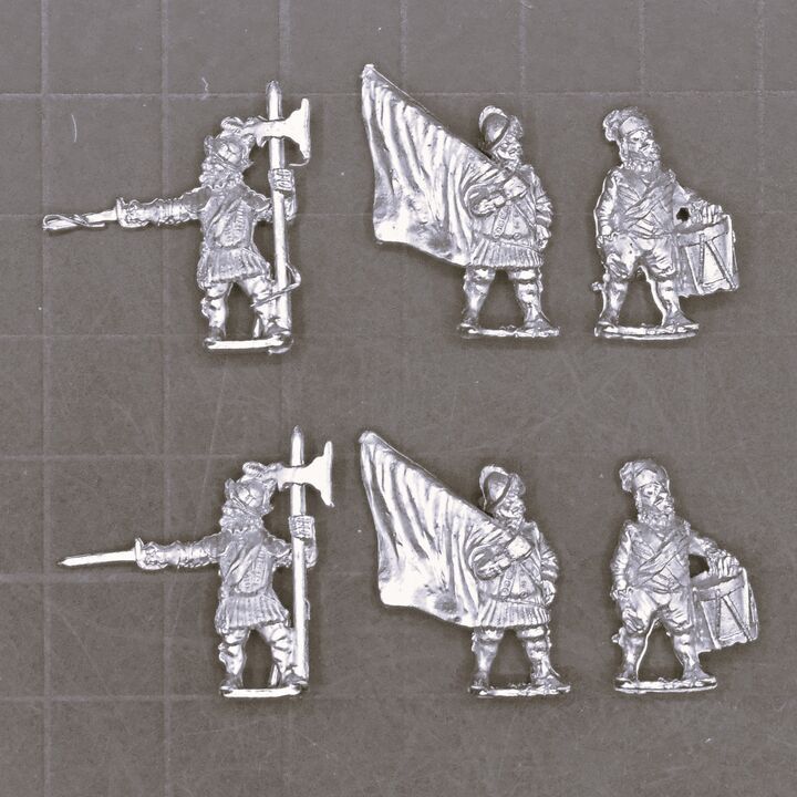Essex Miniatures, Renaissance - Spanish Infantry Command
