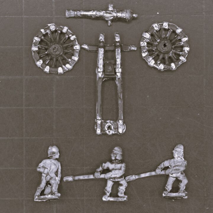 Essex Miniatures, Renaissance - Spanish Field Gun & Crew Essex Miniatures, Renaissance - Spanish Field Gun & Crew