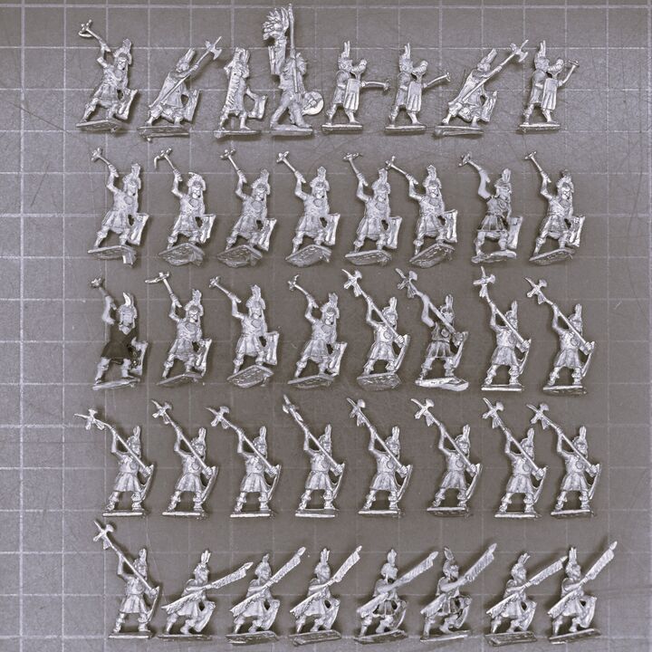 Minifigs, Renaissance - Inca Cuzco Infantry Unit Minifigs, Renaissance - Inca Cuzco Infantry Unit