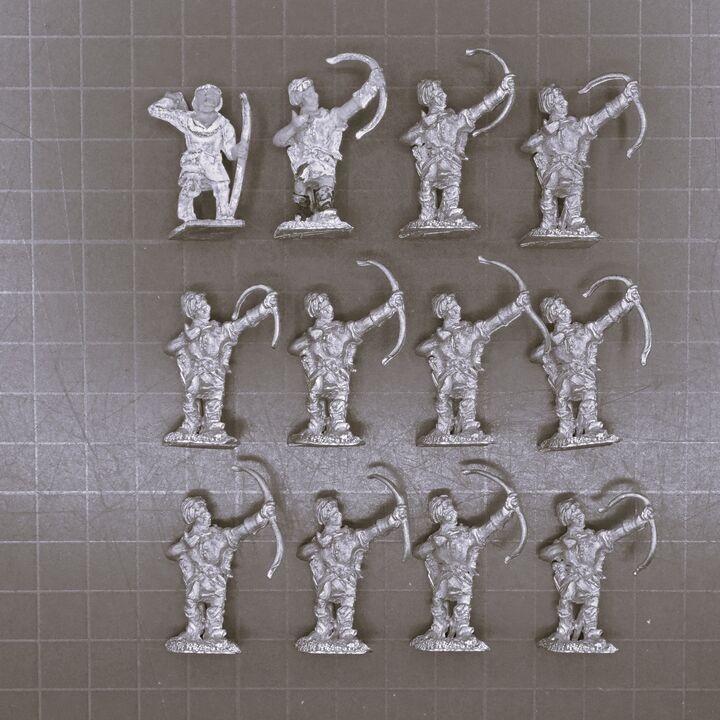 Hinchliffe Figures, Medieval: Longbowmen
