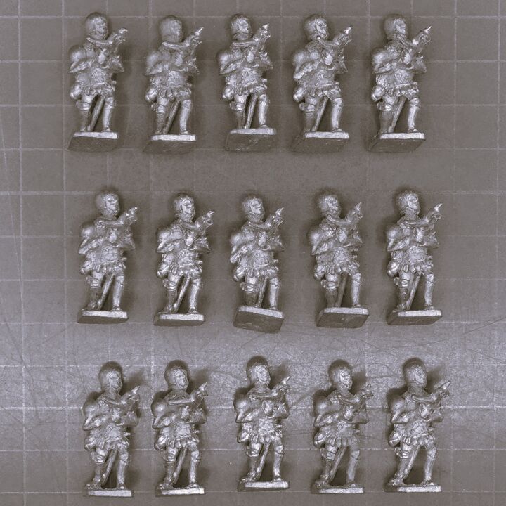 Hinchliffe Figures, Early Renaissance: Burgundian Crossbowmen