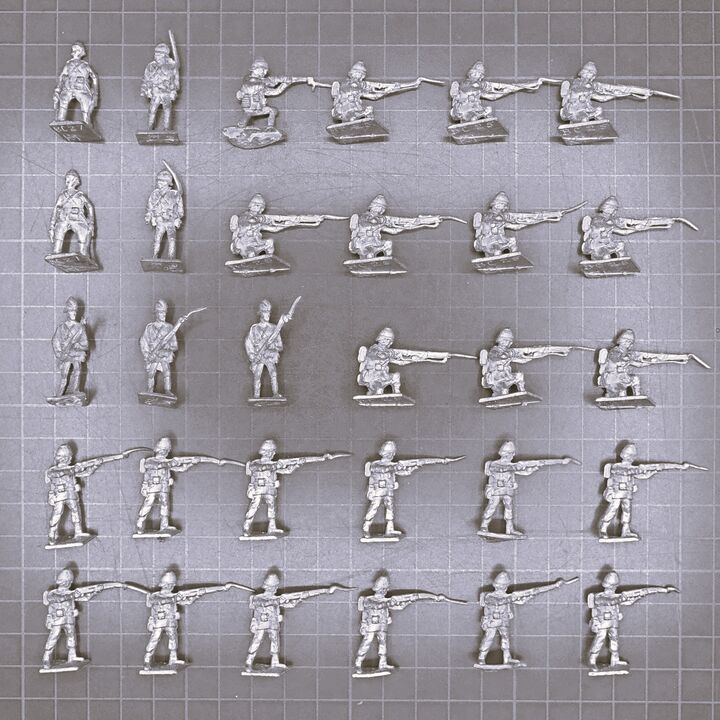 Hinchliffe Models, Zulu War: British Infantry