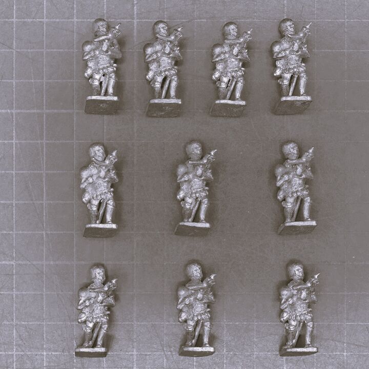 Hinchliffe Figures, Early Renaissance: Burgundian Crossbowmen