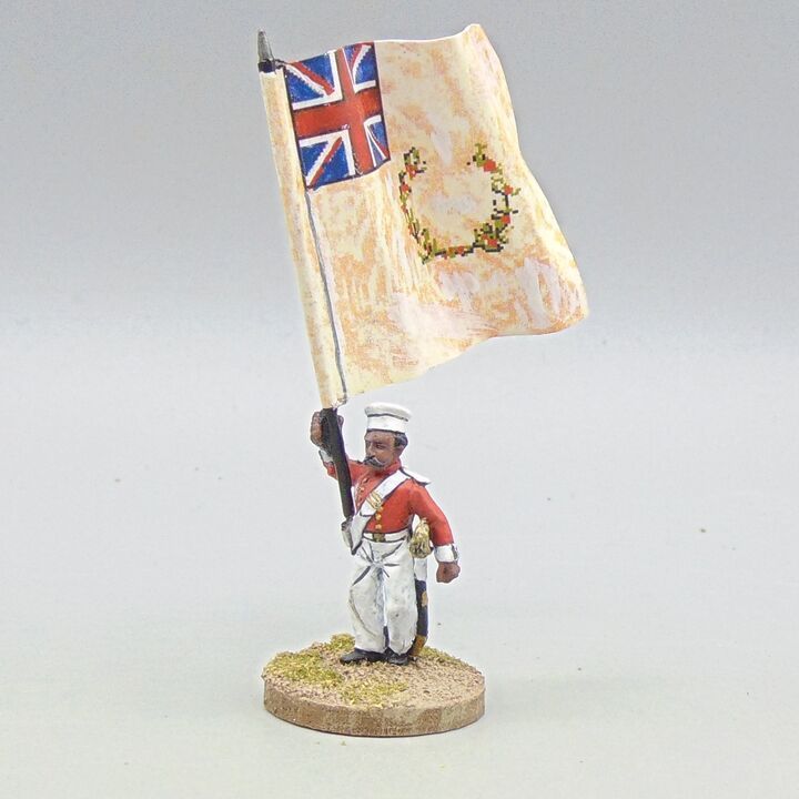 Grade C - Wargames Foundry - Indian Mutiny - Loyal Sepoy Standard Bearer