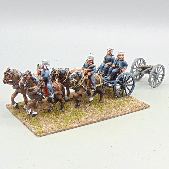 Grade B - Wargames Foundry - Indian Mutiny - British Royal Artillery Limber, Team, Drivers & Field Gun Grade B - Wargames Foundry - Indian Mutiny - British Royal Artillery Limber, Team, Drivers & Field Gun