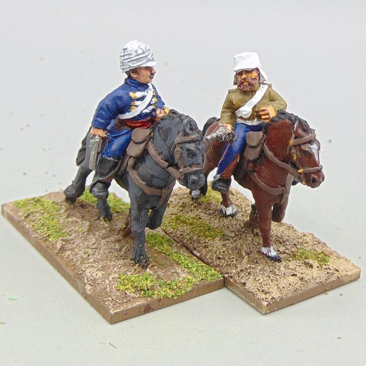 Grade D - Wargames Foundry - Indian Mutiny - Mounted British Officers