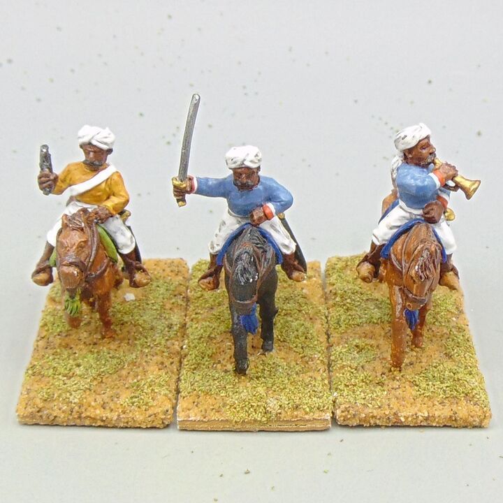 Grade D - Wargames Foundry - Indian Mutiny - Mounted Mutineer Warrior Command