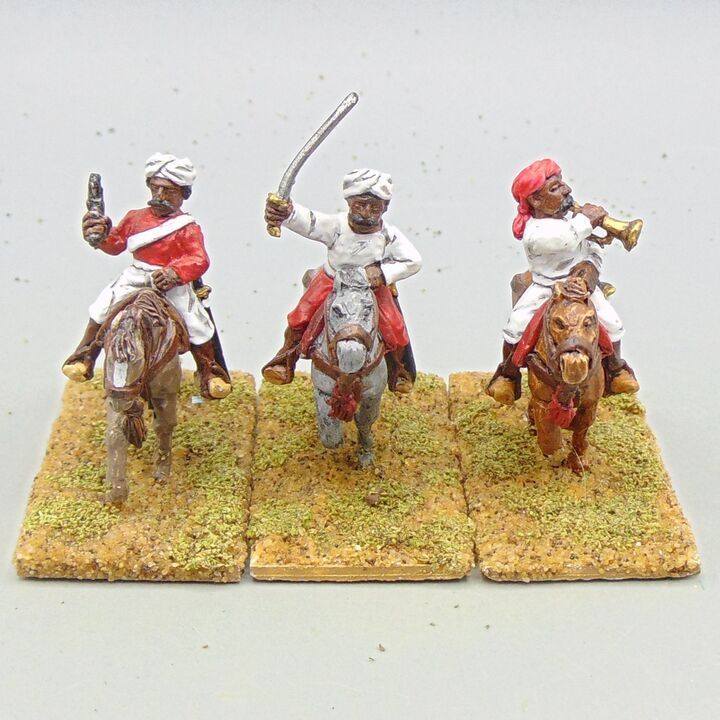 Grade D - Wargames Foundry - Indian Mutiny - Mounted Mutineer Warrior Command