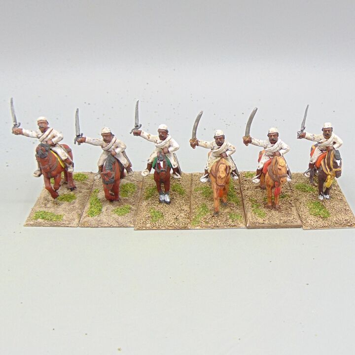 Grade D - Wargames Foundry - Indian Mutiny - Mutineer Mounted Warriors - No Command