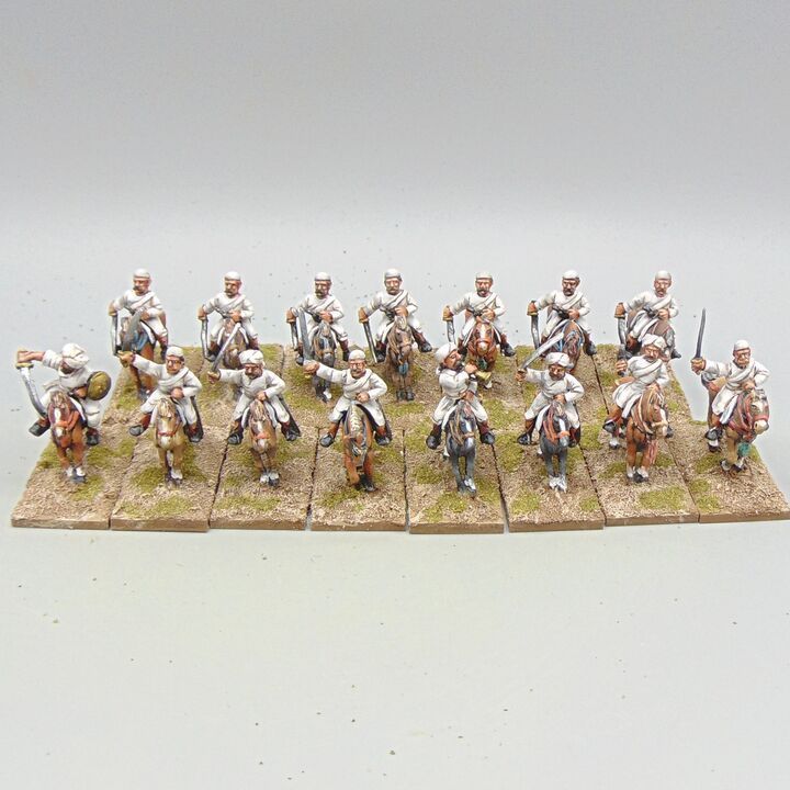 Grade B - Wargames Foundry - Indian Mutiny - Mutineer Mounted Warriors with Musician