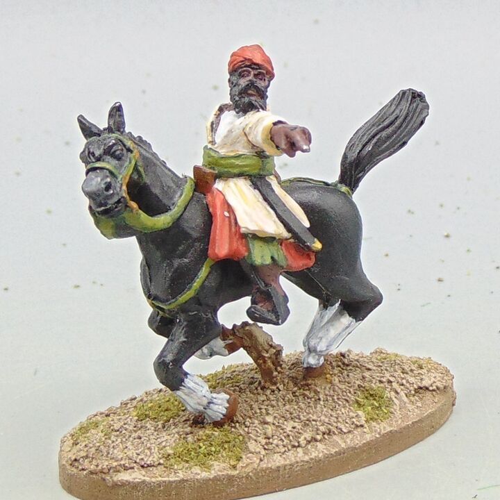 Grade D - Old Glory Miniatures - Indian Mutiny - Mutineer Commander/Personality, Roo Sahib