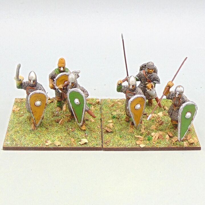 Grade E - Footsore Miniatures - Dark Ages - Armoured Norman Infantry Grade E - Footsore Miniatures - Dark Ages - Armoured Norman Infantry