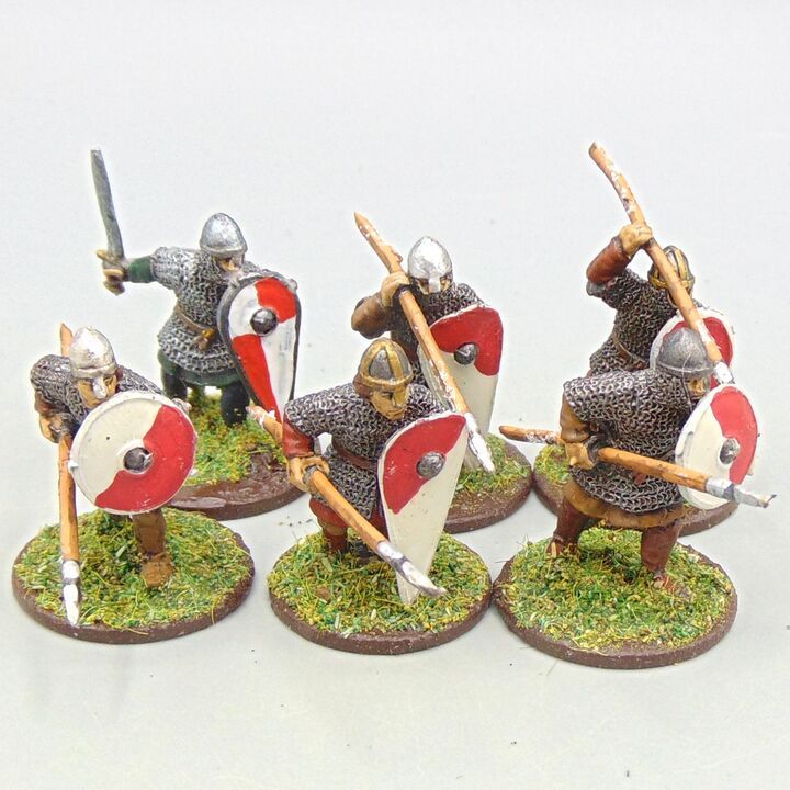 Grade E - Perry Miniatures - Dark Ages/Early Crusades - Armoured Norman or Crusader Infantry