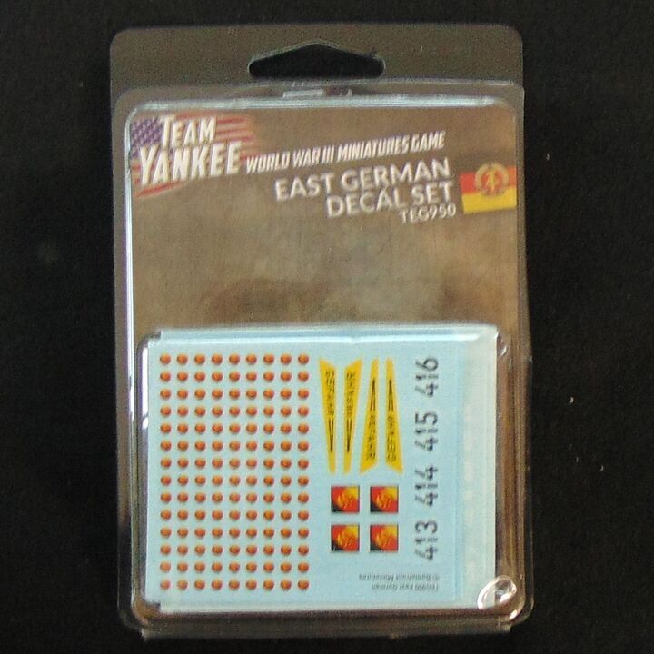 Battlefront Miniatures, WWIII/Team Yankee - East German Decal Set