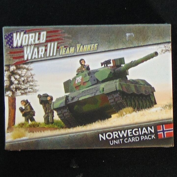 Battlefront Miniatures, WWIII/Team Yankee - Norwegian Unit Card Pack