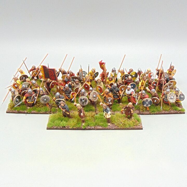 Grade A - Footsore Miniatures - Dark Ages - Saxon Warband Grade A - Footsore Miniatures - Dark Ages - Saxon Warband