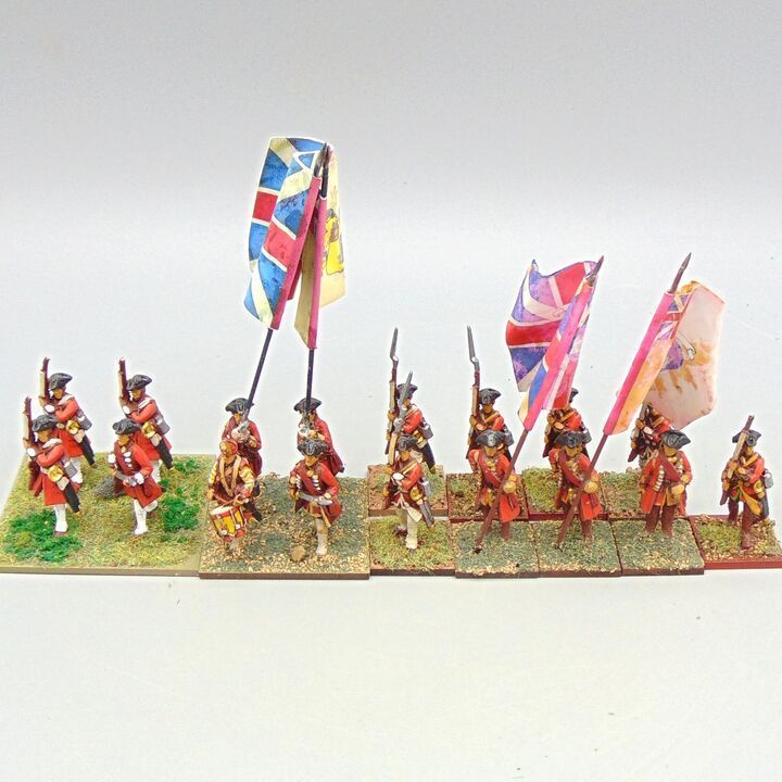 Grade E - Crann Tara Miniatures - WAS/1745 Jacobite Rebellion - Various British Infantry