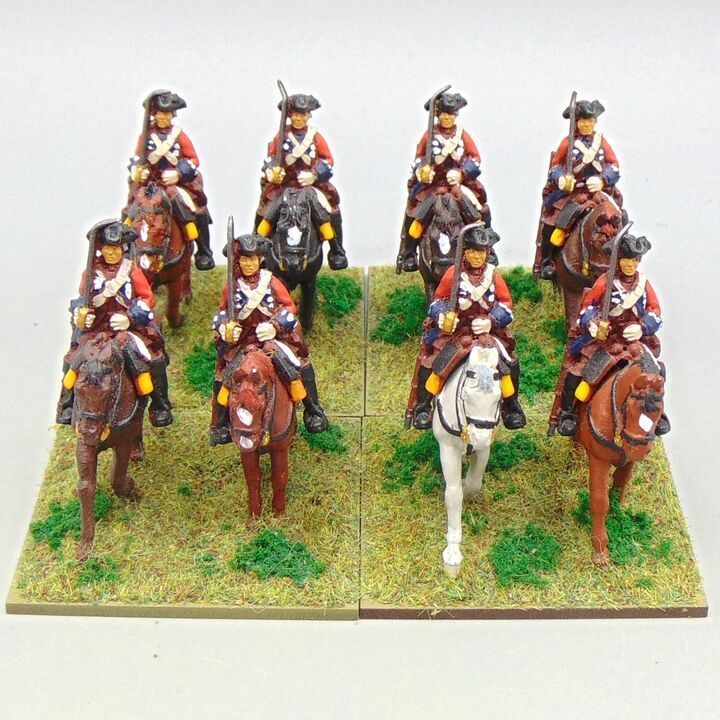 Grade D - Crann Tara Miniatures - WAS/1745 Jacobite Rebellion - British Dragoons