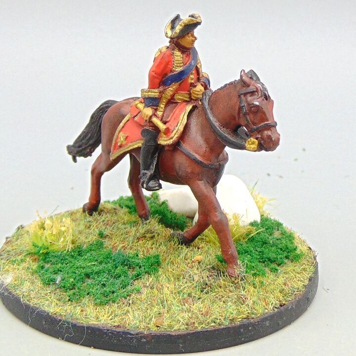 Grade D - Crann Tara Miniatures - WAS/1745 Jacobite Rebellion - Mounted British General