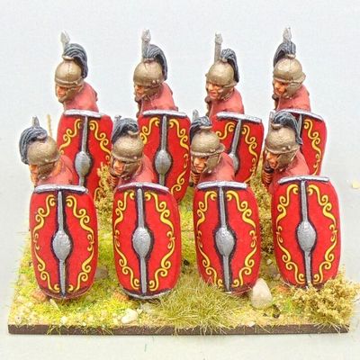 Grade B - Wargames Foundry - Later Republican Roman - Unarmoured Caesarian Legionaries