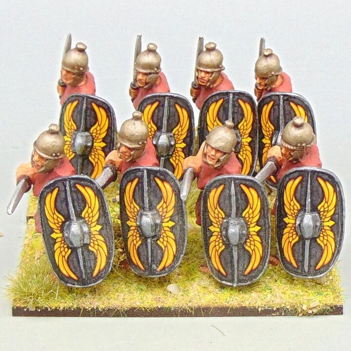 Grade B - Wargames Foundry - Later Republican Roman - Unarmoured Caesarian Legionaries Grade B - Wargames Foundry - Later Republican Roman - Unarmoured Caesarian Legionaries
