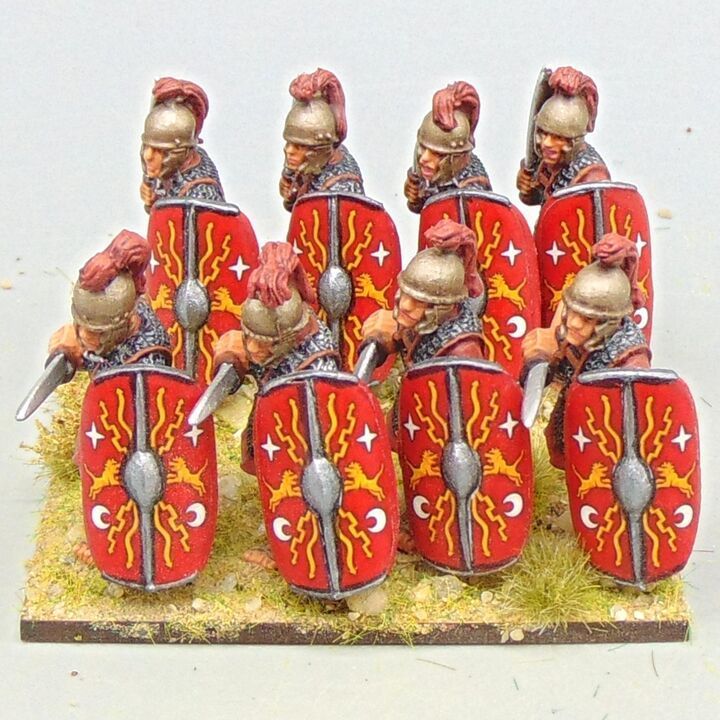 Grade B - Wargames Foundry - Later Republican Roman - Armoured Caesarian Legionaries