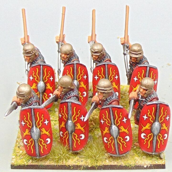 Grade B - Wargames Foundry - Later Republican Roman - Armoured Caesarian Legionaries