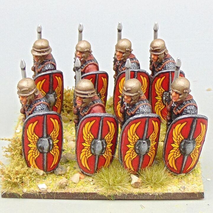 Grade B - Wargames Foundry - Later Republican Roman - Armoured Caesarian Legionaries Grade B - Wargames Foundry - Later Republican Roman - Armoured Caesarian Legionaries