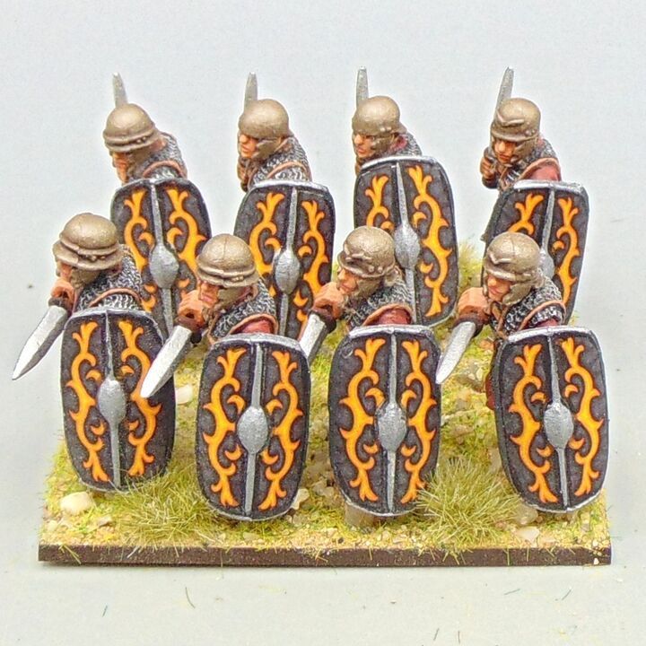 Grade B - Wargames Foundry - Later Republican Roman - Armoured Caesarian Legionaries