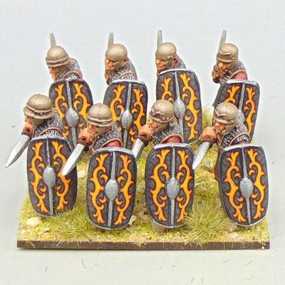 Grade B - Wargames Foundry - Later Republican Roman - Armoured Caesarian Legionaries