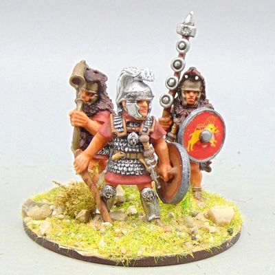 Grade A - Wargames Foundry - Later Republican Roman - Centurion, Musician & Standard Bearer